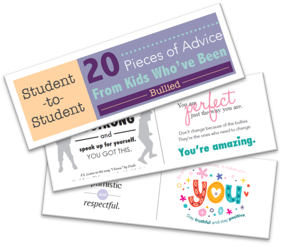 20 pieces of advice on dealing with bullying booklet