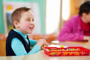 child smiling