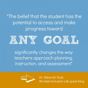 belief in student potential