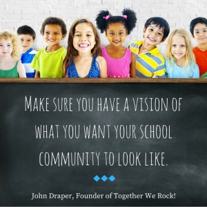 vision for school community quote John Draper