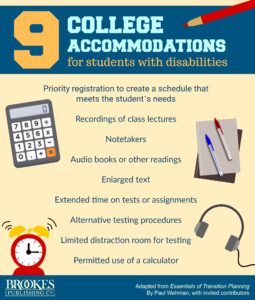 12 College Success Tips for Students with Disabilities - Brookes Blog