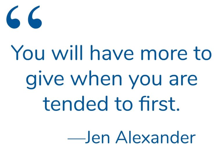 Notice the Need, Meet the Need: A Q&A with Jen Alexander on Trauma ...
