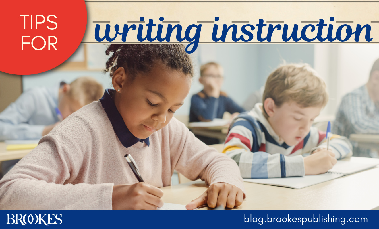 writing instruction how to