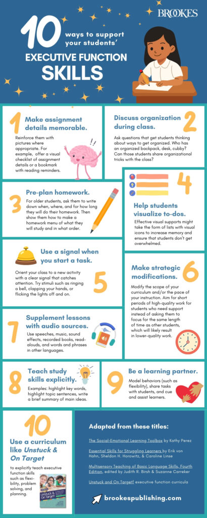 10 Ways to Support Executive Function Skills - Brookes Blog